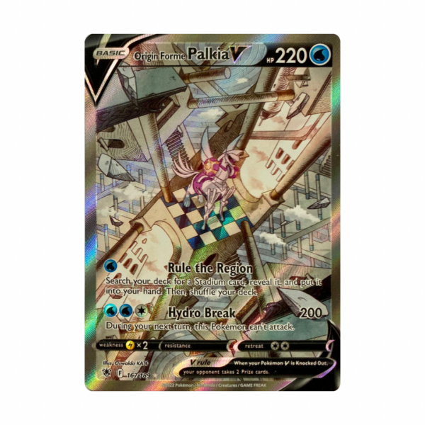 Origin Forme Palkia V #167/189 (Alternate Full Art)