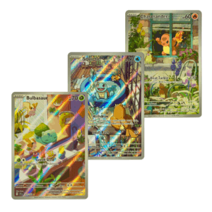 Bulbasaur, Squirtle and Charmander Set