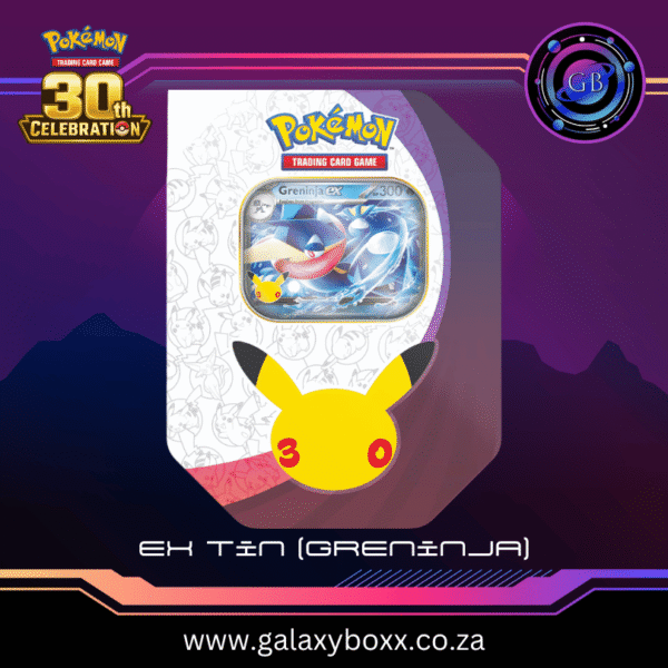Pokemon: 30th Celebration ex Tin (Greninja)
