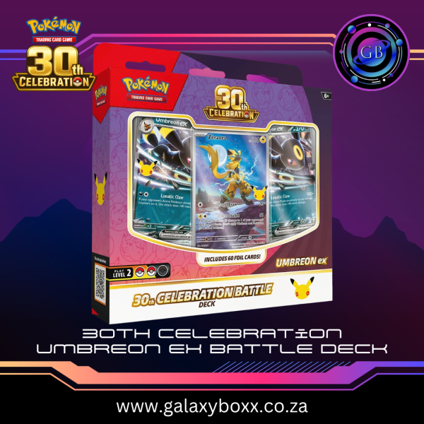Pokemon: 30th Celebration Battle Deck - Umbreon ex